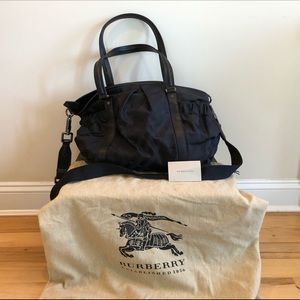 Burberry Diaper Bag with Pad and Dustcover